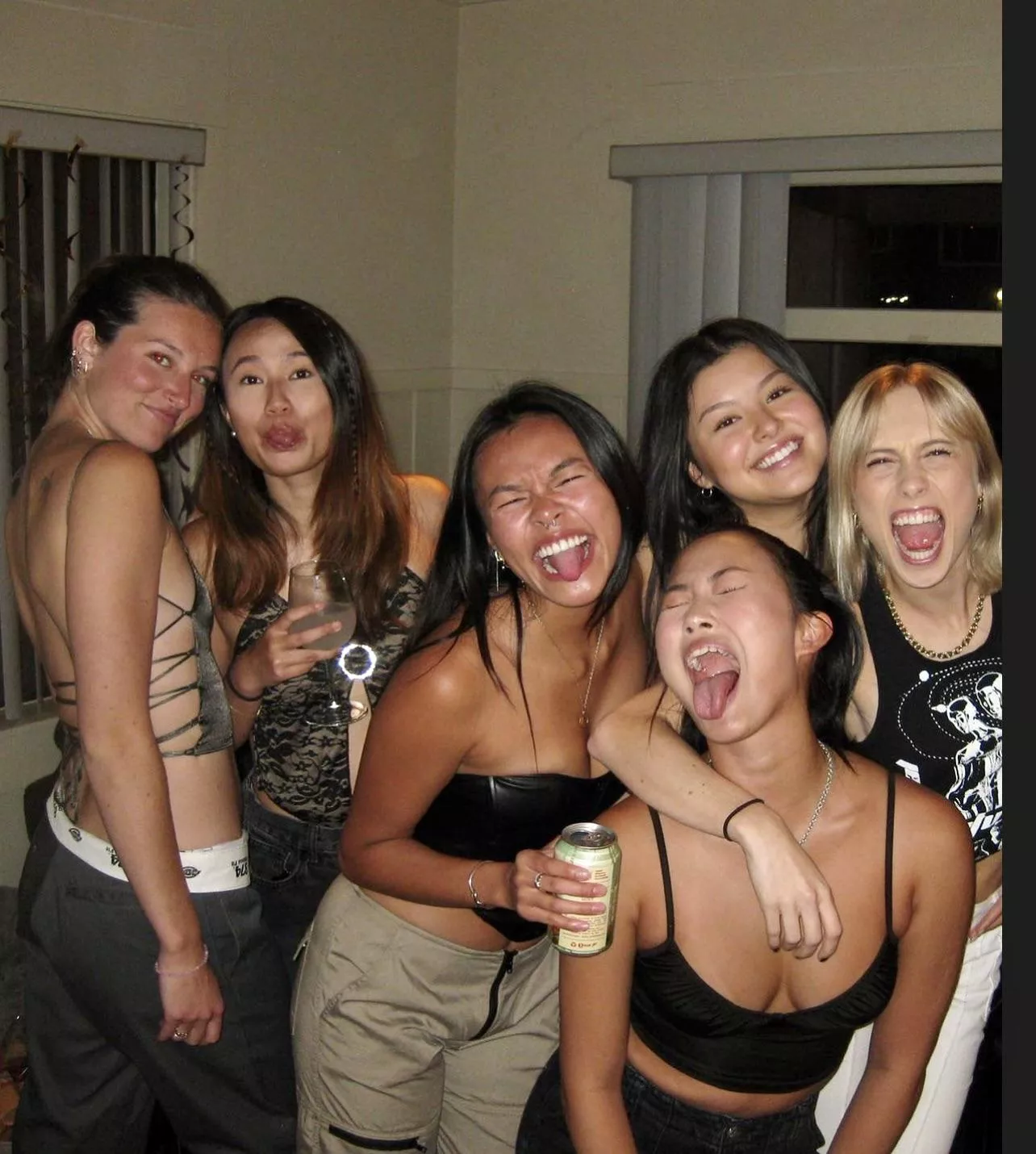 Asian at a sorority party