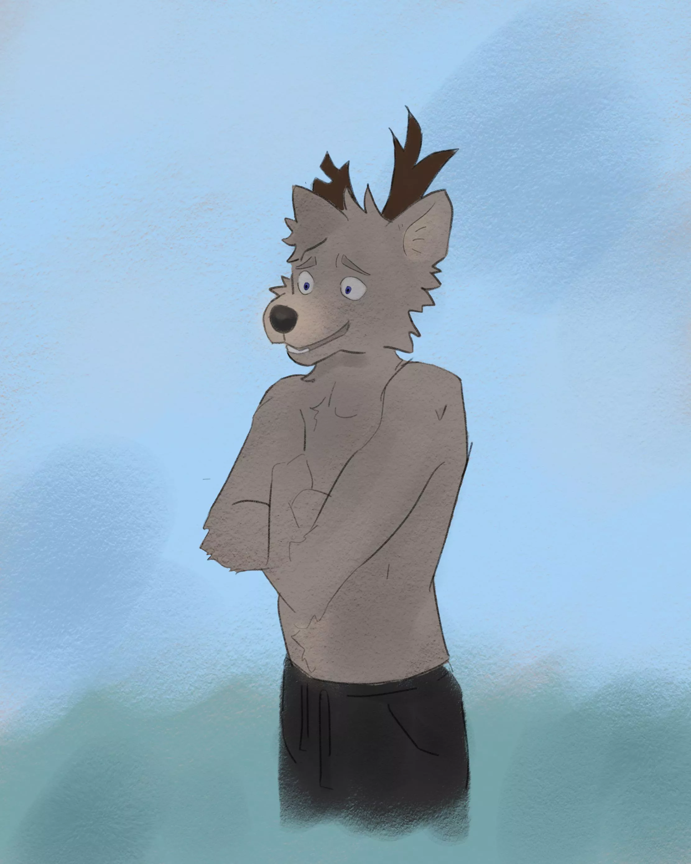 CARLOS LOVE SWIMMING!! :]