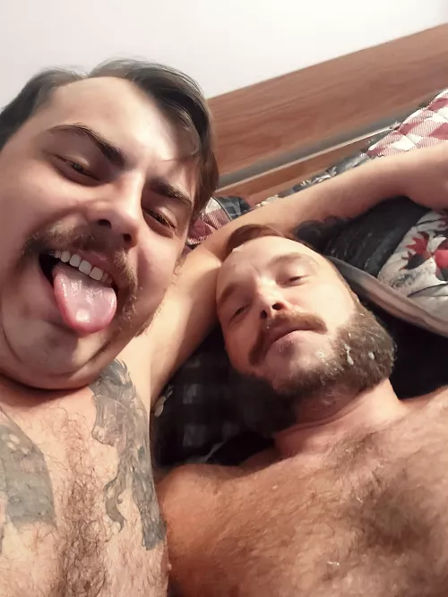 Dropped a load on my mans face