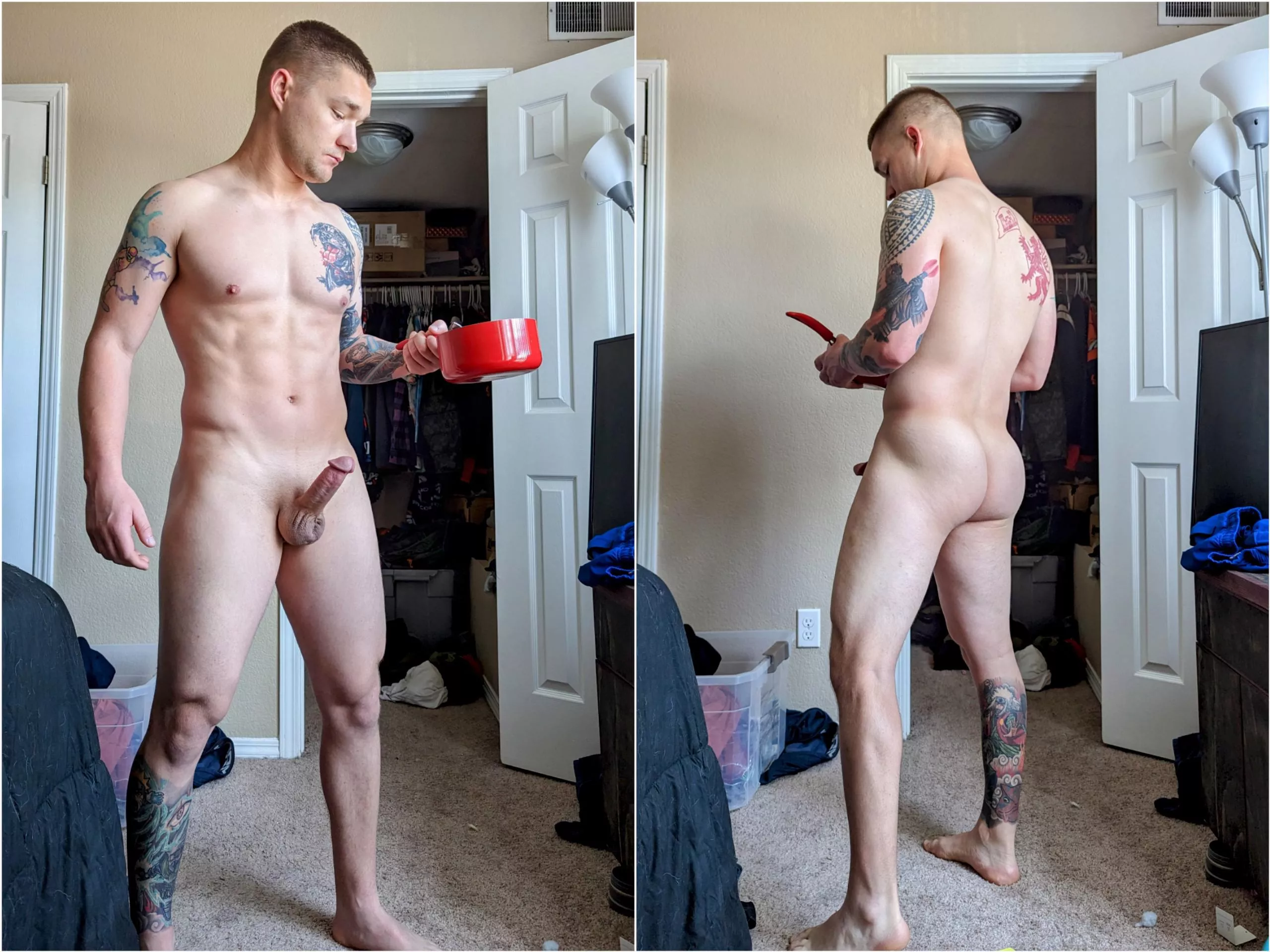 Every eat straight out of the pot to save on dishes