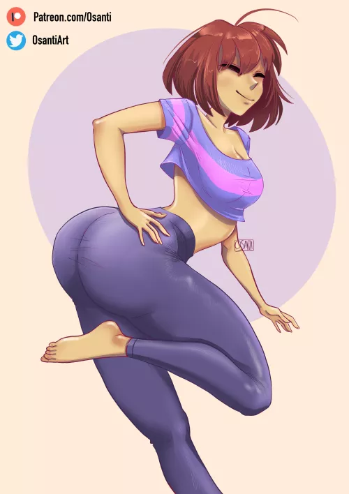 Frisk from Undertale! Commission done for one of my patreon supporters [Osanti]