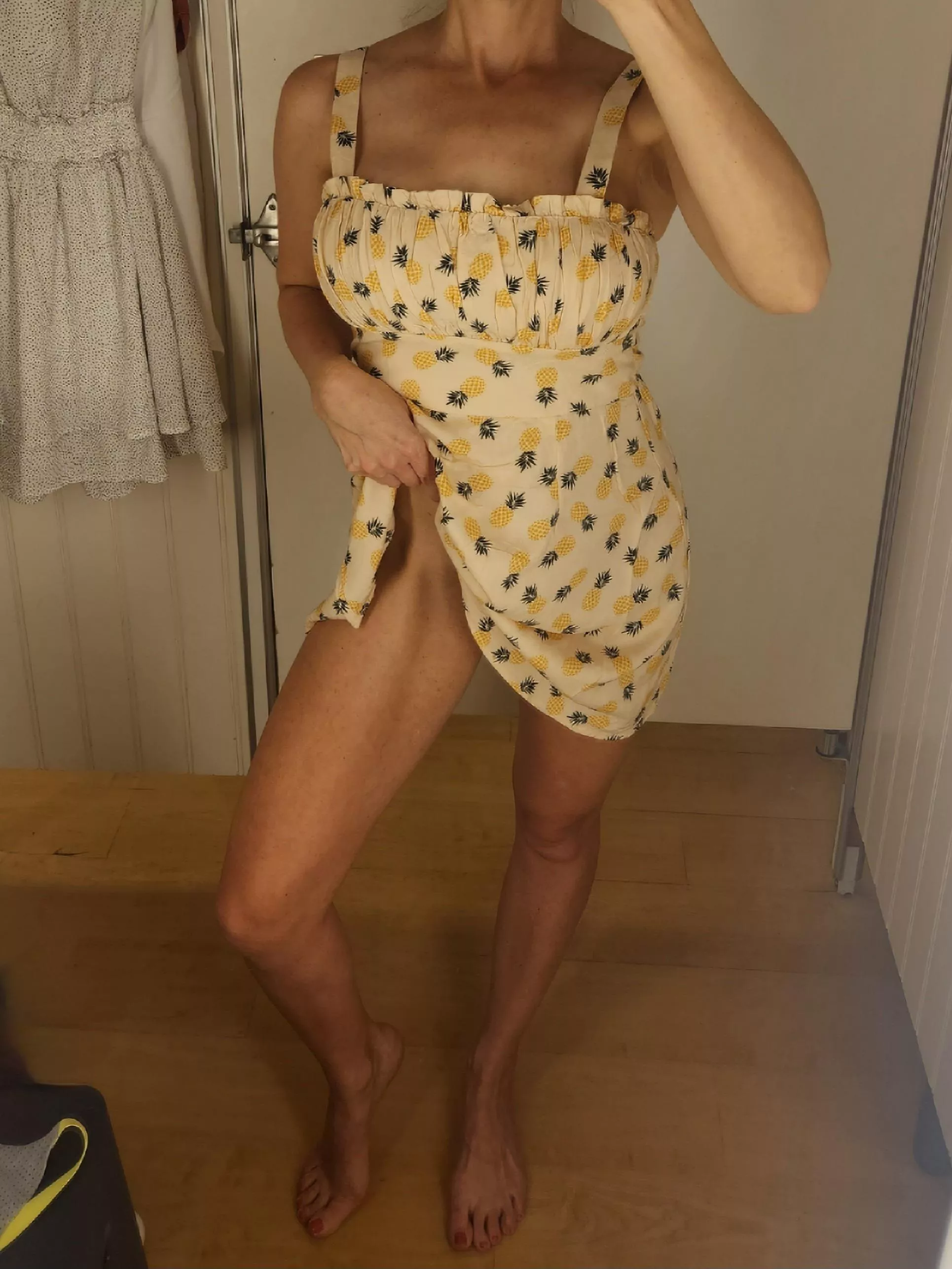 I don't think this dress needs panties...