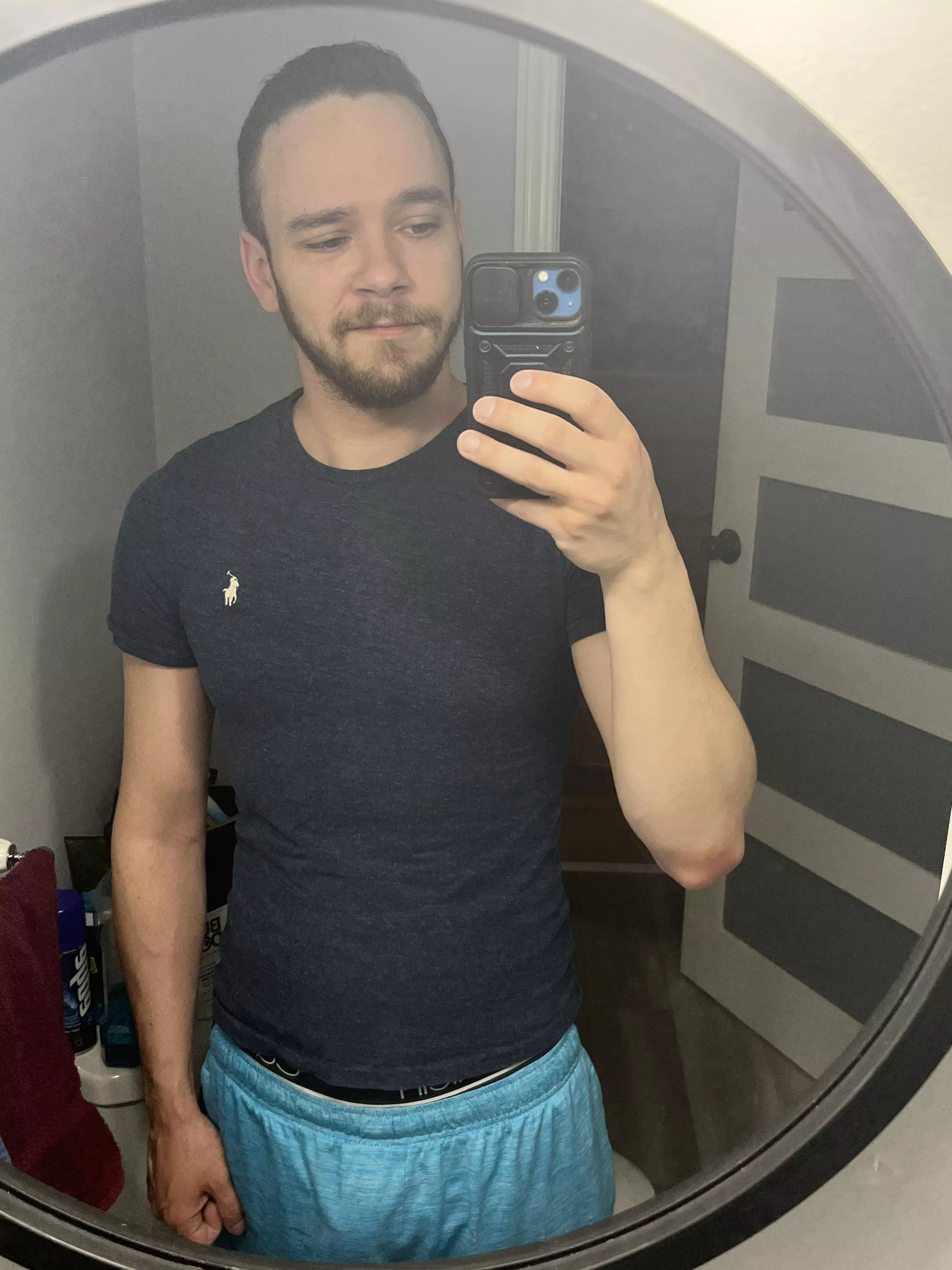 I haven’t been able to fit into this shirt in a couple years I haven’t been able to fit into this shirt in a couple years