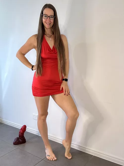 Lady in red