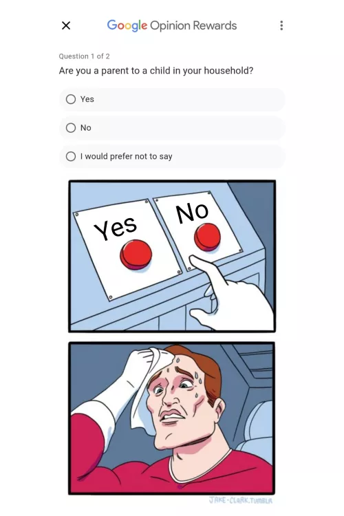 Me being someone's mommy but not mom getting this Google survey question today π