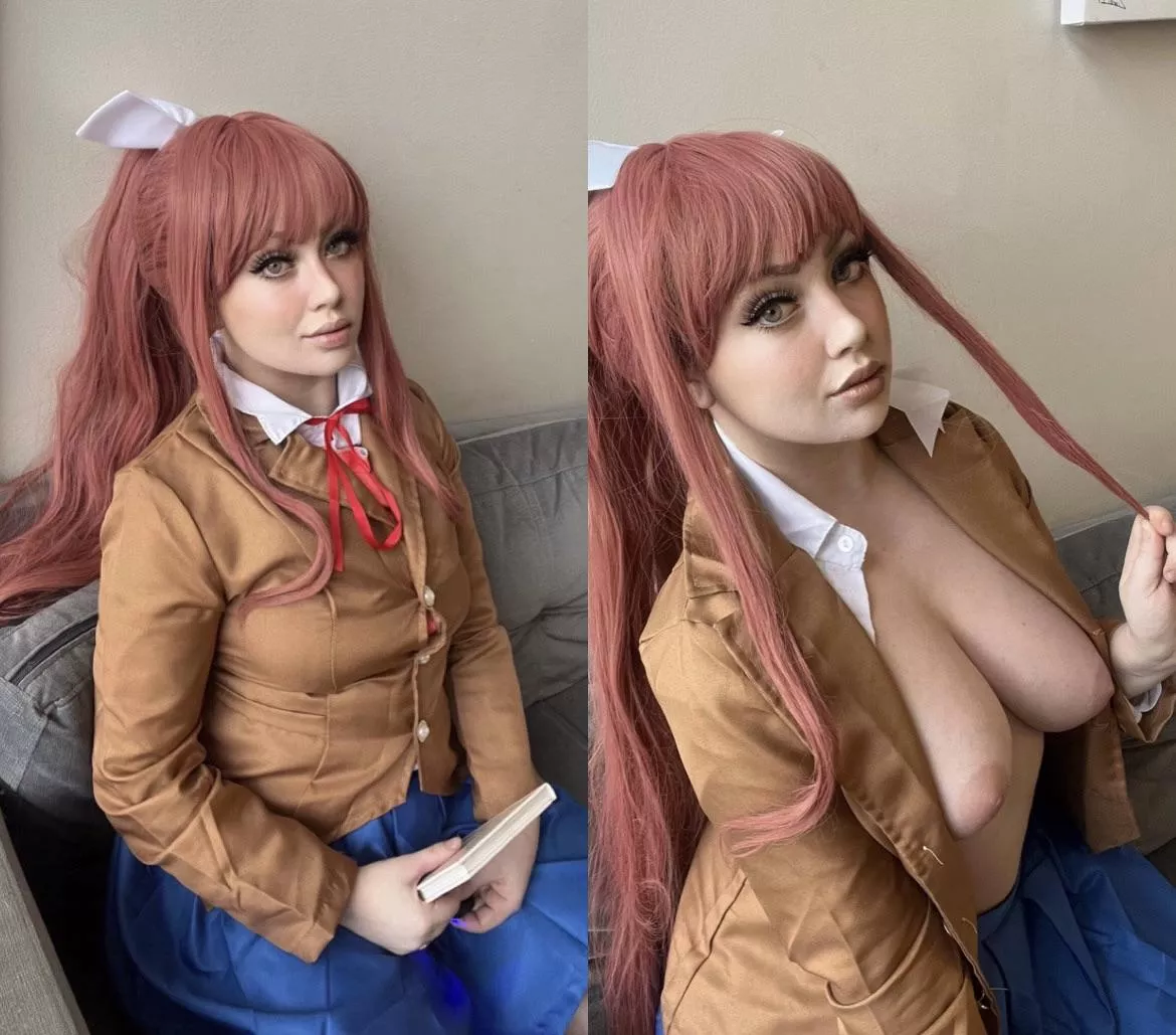 Monika [Doki Doki Literature Club] (Twobrattycats)