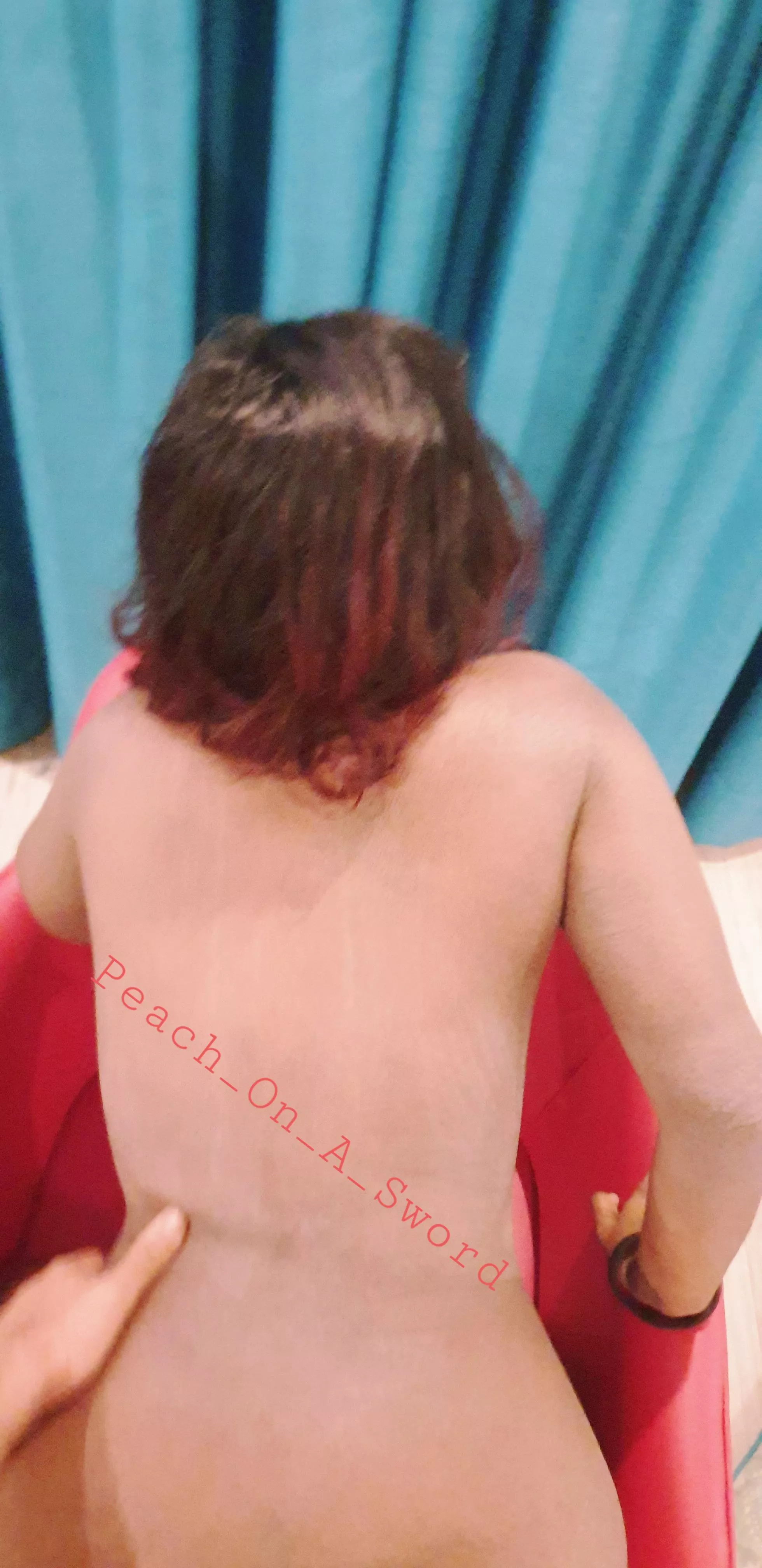 Our 3rd was in the shower and we were meant to join her. Got distracted by a red chair. And the night was still young. [M][F]