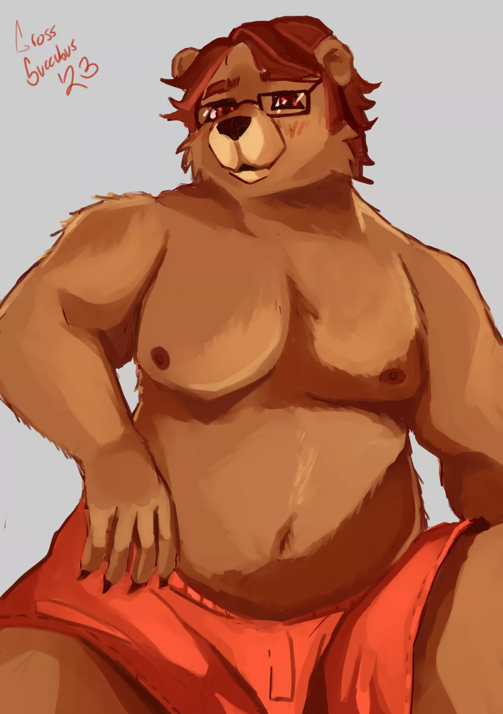 [Q] this was a bear(birth)day gift for my friend!
