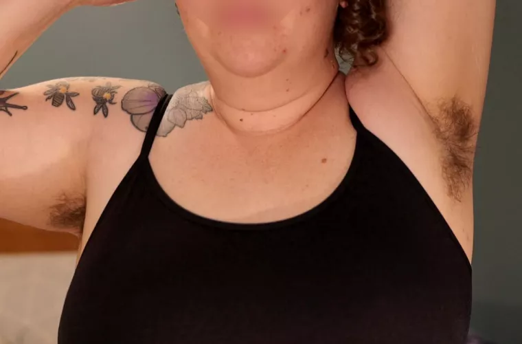 Sneaky peak for the armpit hair