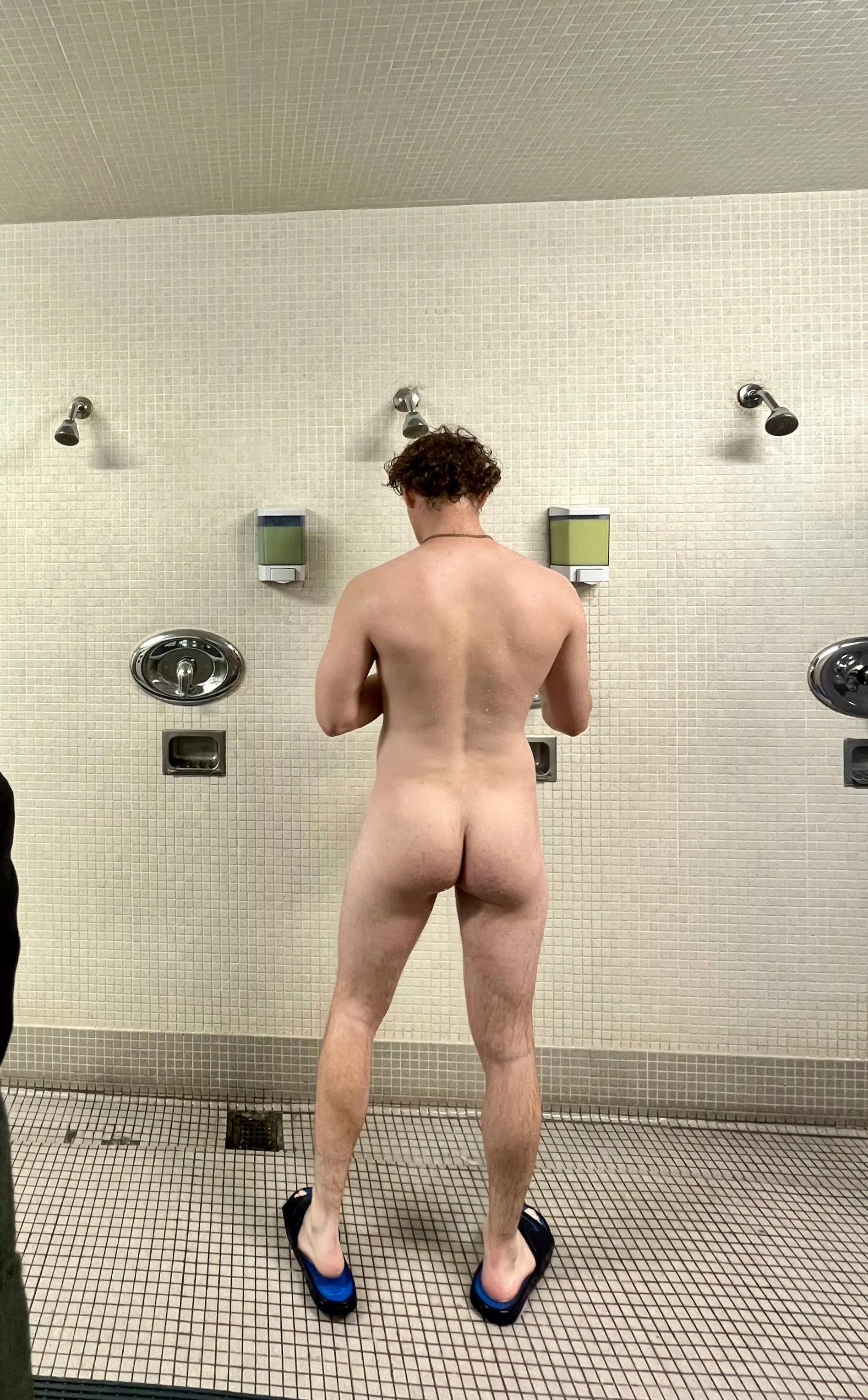 washing up after my workout