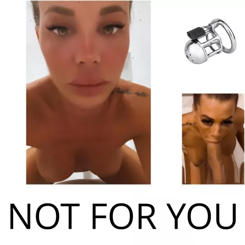 You can only watch me pounded in front of you 😈