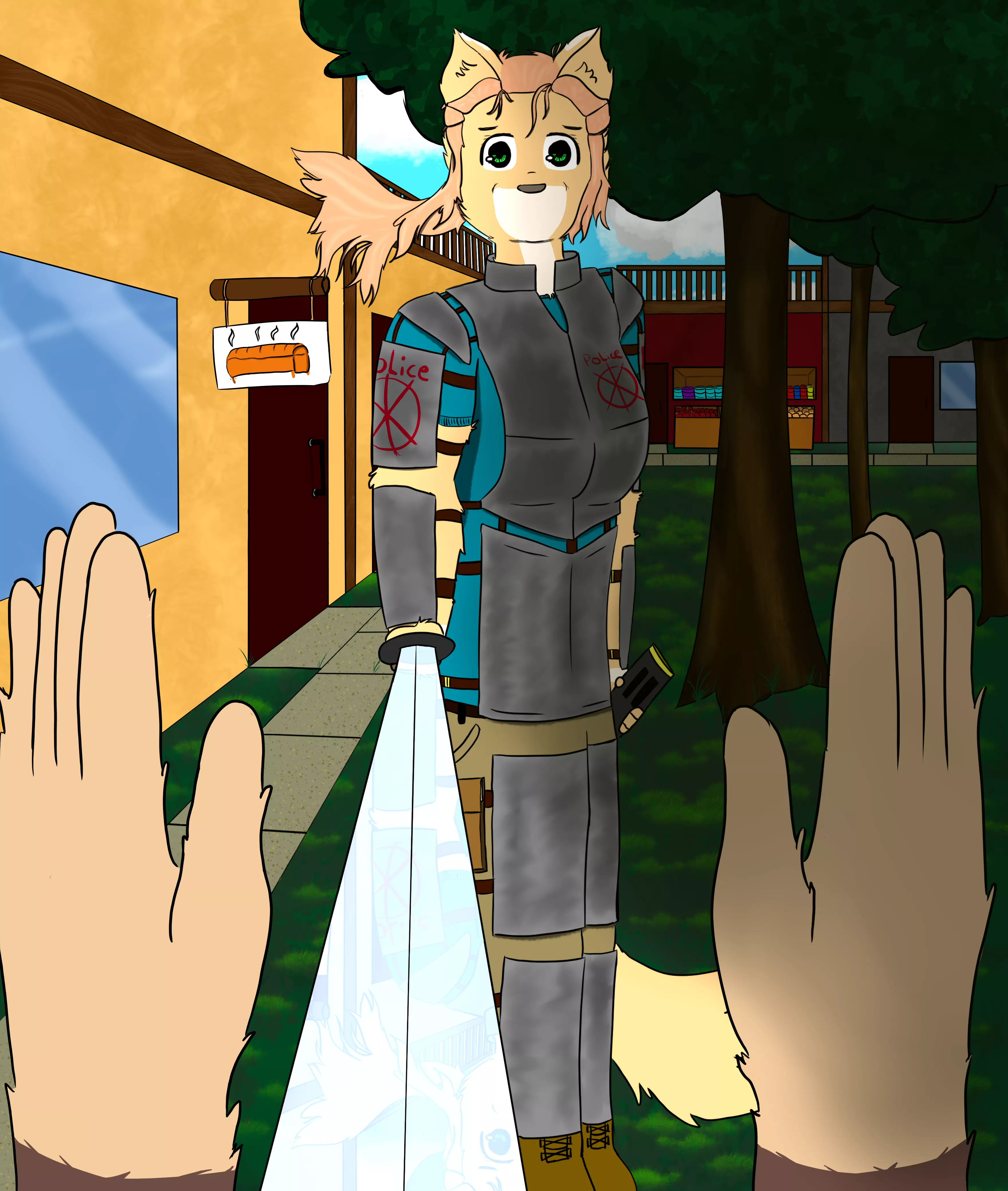 your stopped by her, but what is your crime? (by me)