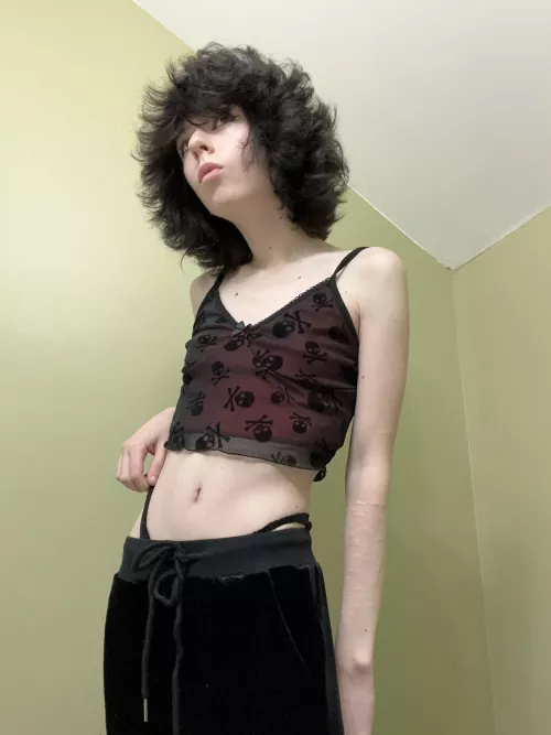 A bit more bold than what I usually wear, but I feel very cute