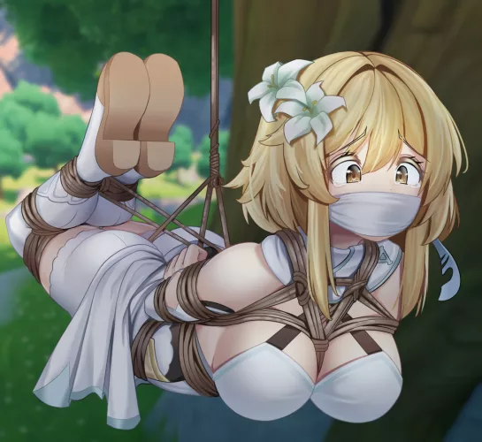 A pretty lawn decoration