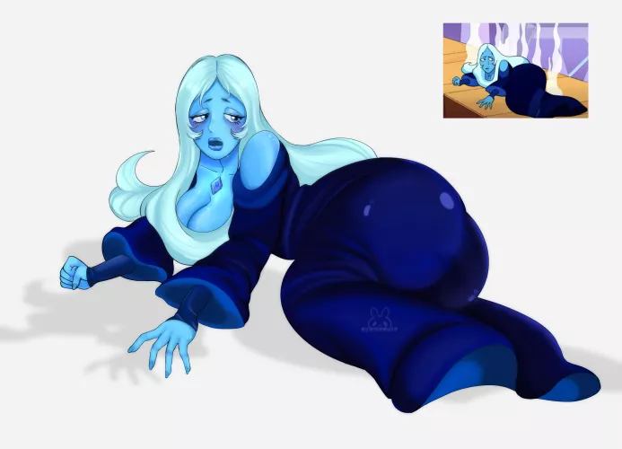 Blue diamond redraw ! (my art)