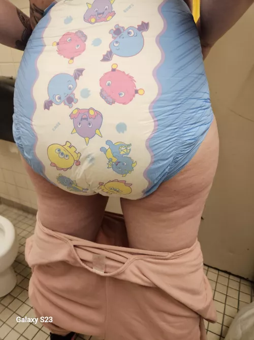 daddy needed to change me at the mall today