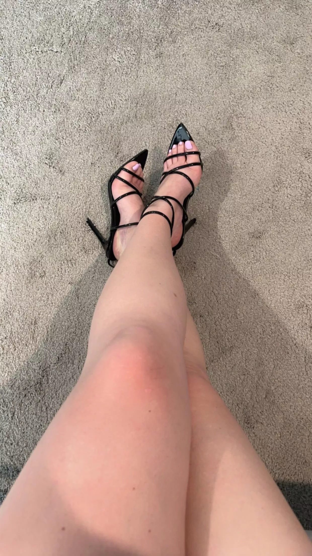 I love sexy, strappy heels (OC)