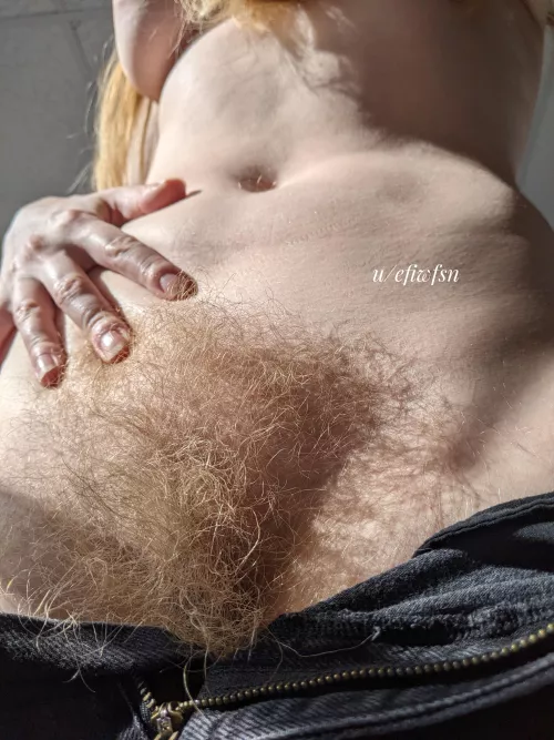 My bush is too pretty to shave