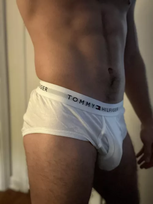 My first pair of white briefs, hope you like