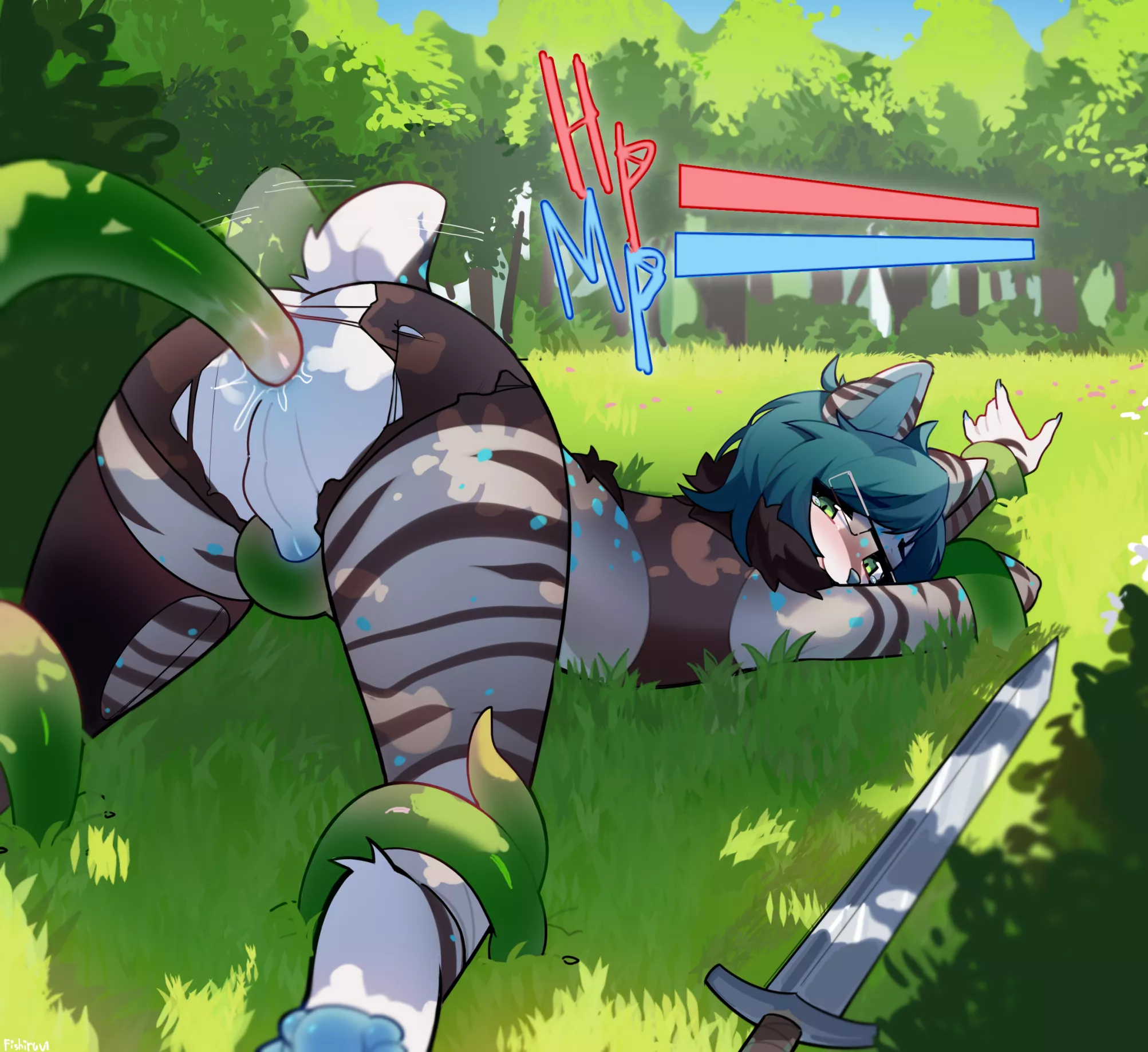 Roll D20 of Perception =2 tentacly trap! [M] (Fishiru)