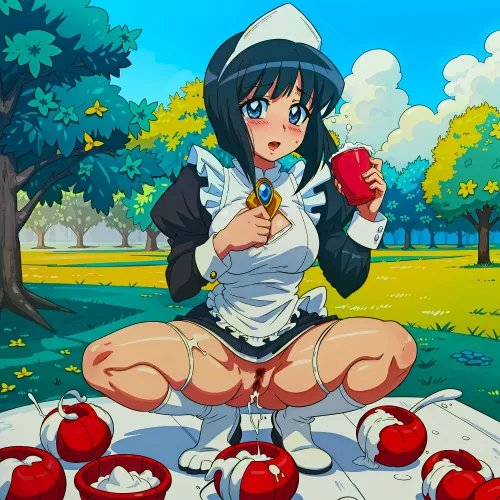 Siesta working even on her day off