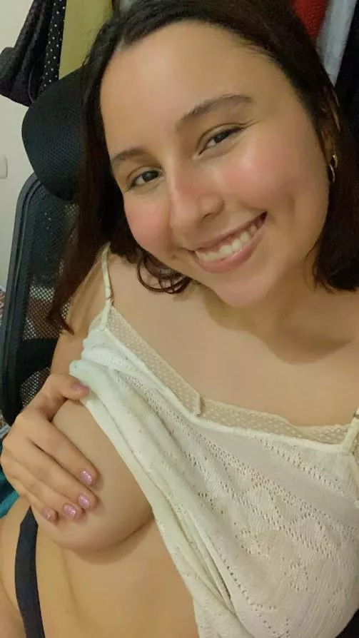 You guys really like my breasts