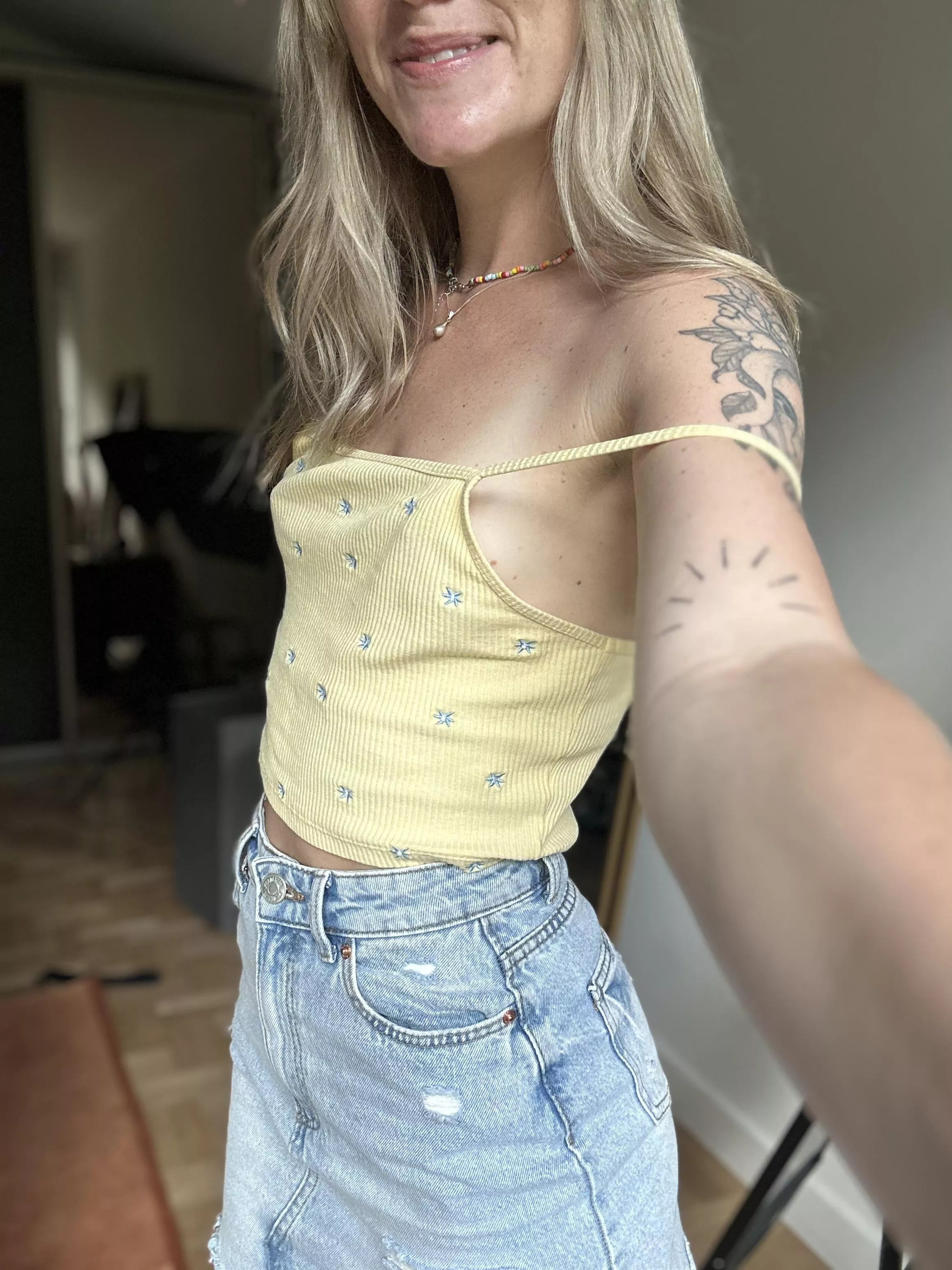 A smile and my tanlines