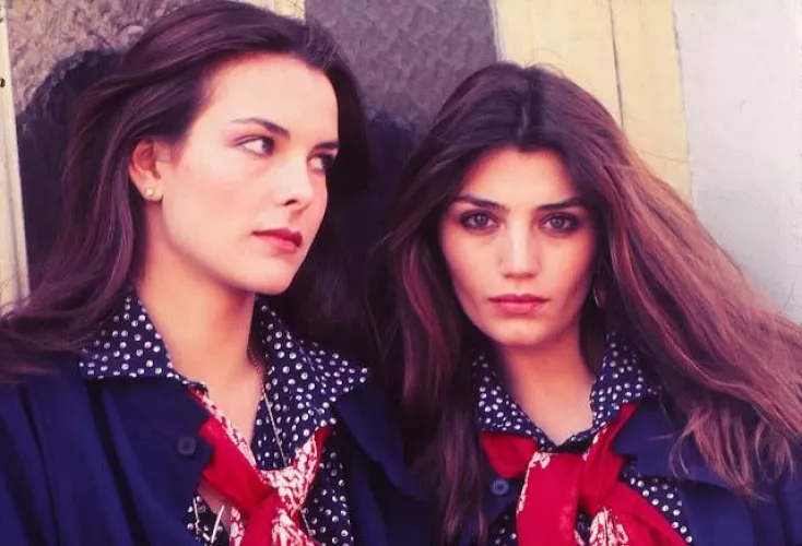 Actresses Carole Bouquet and Angela Molina