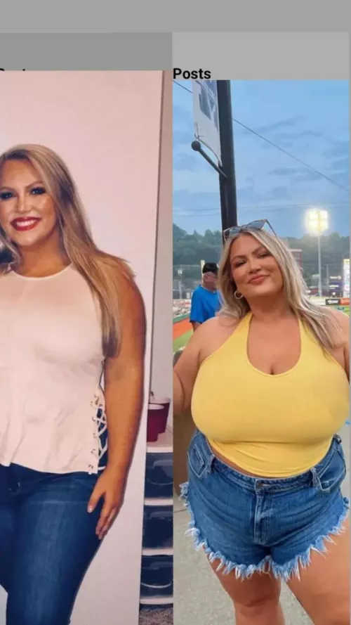 All the alcohol she drinks making her fatter everyday 😍🥵