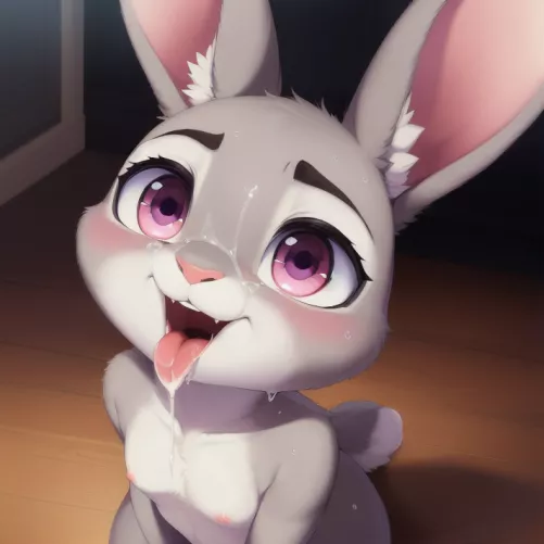 Am I a good bunny mister? (ai-generated)