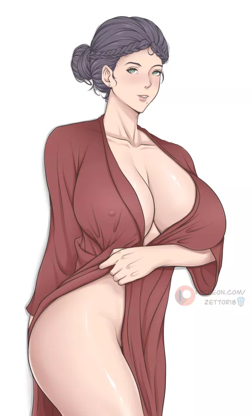 Another art of my oc Liz💜