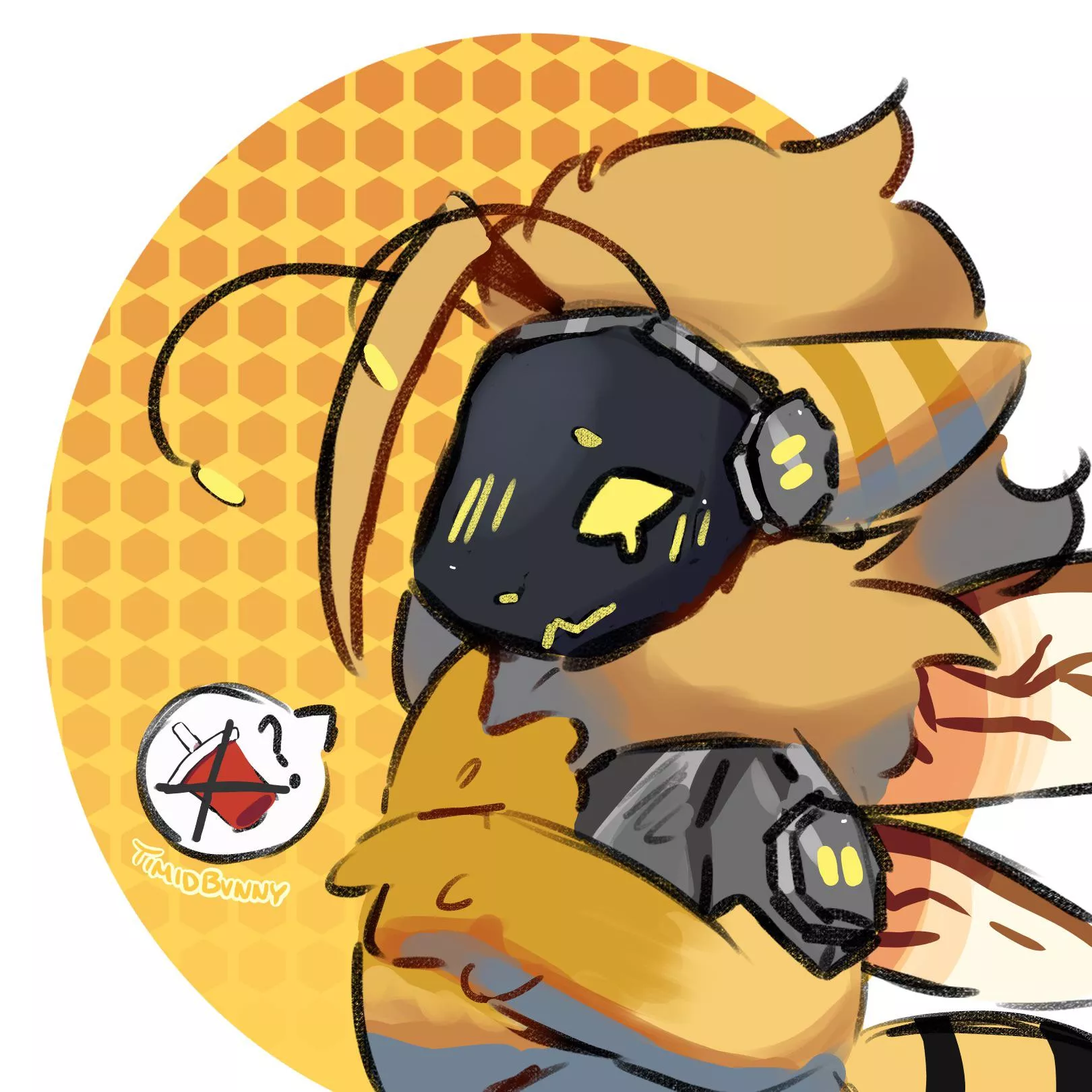 bro is not getting that soda - (art by me @TIMIDBVNNY)