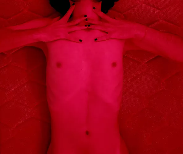 Experimenting with some fairy lights and nailpaint [M]