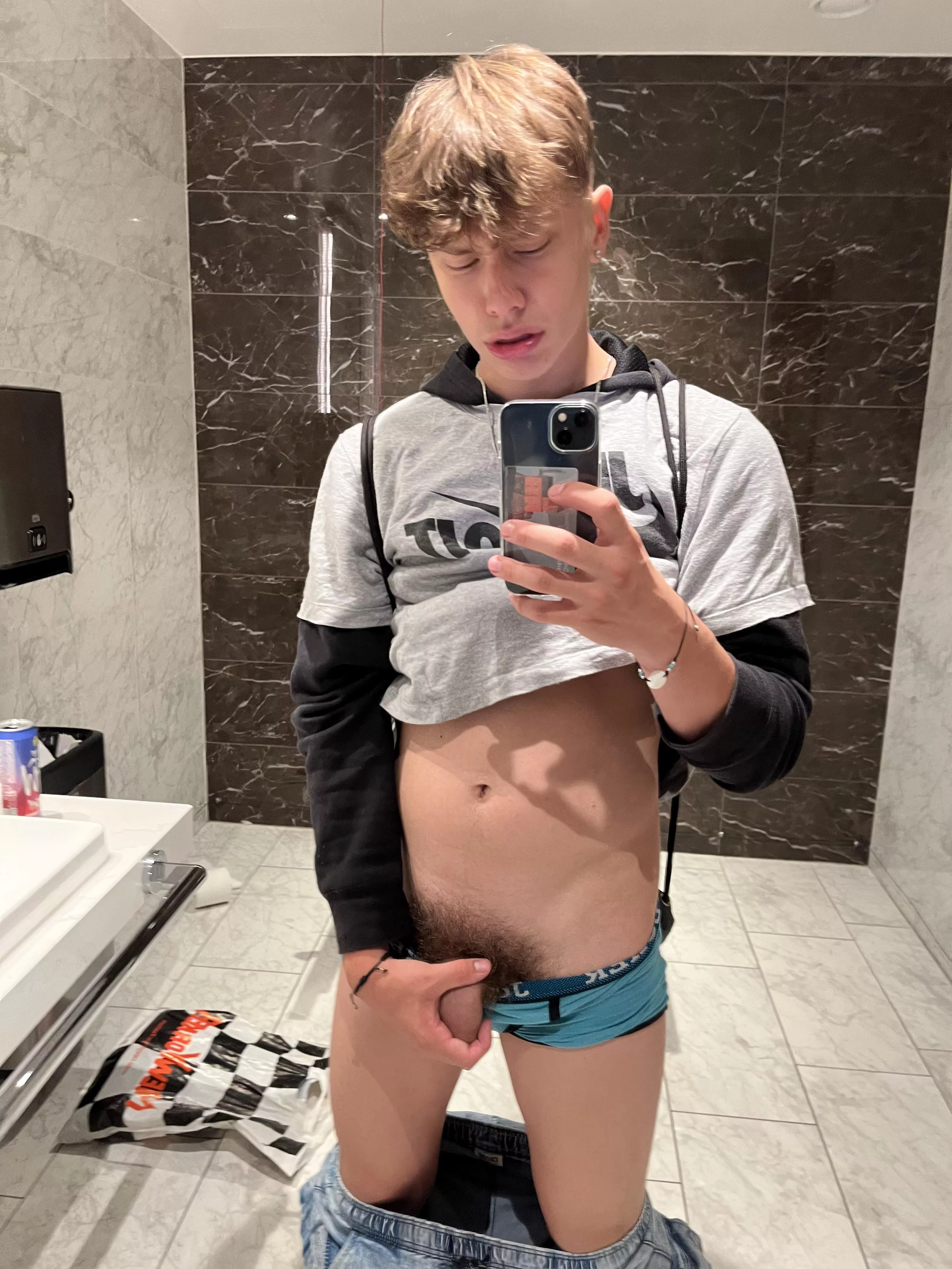 I get so turned on by the thought that someone could walk in on me like this.🤤