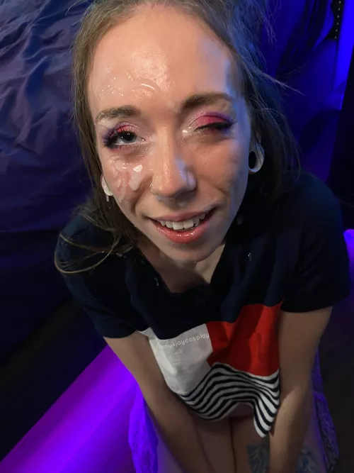 I hope chronic cum in the eye isn't harmful