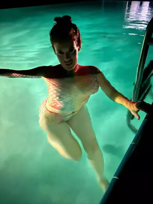 I love wearing see threw bikinis to my community pool... I dont mind if you dont?