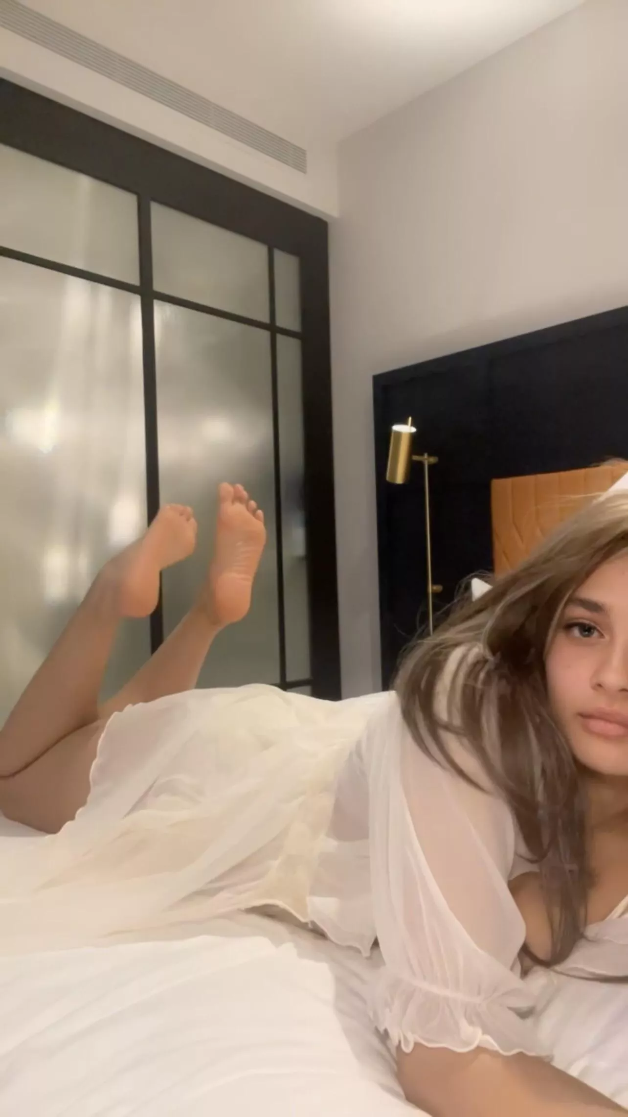 in my pjs but does anyone want to kiss my soles goodnight?