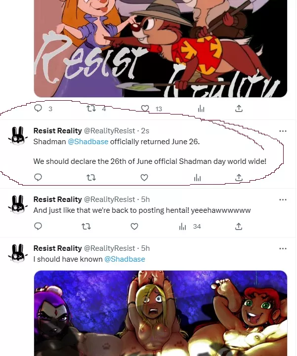 It's Official....national Shadman day = June 26