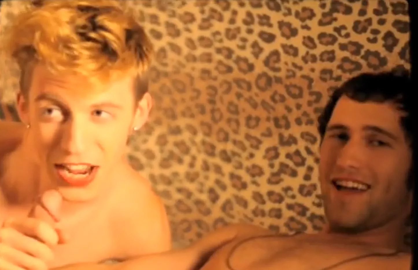 Just posted this to /r/Celebrity Penis because it's from a music video, but using another guy's dick as a microphone is peak MensHighJinx