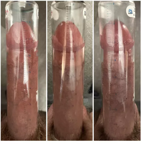 Just under 1/4” in length in 1 month