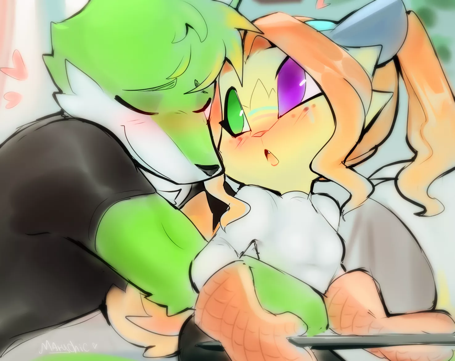 Lovely hug (Art made by Marychic3908)