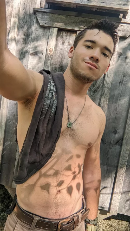 Mornings in the forest are great