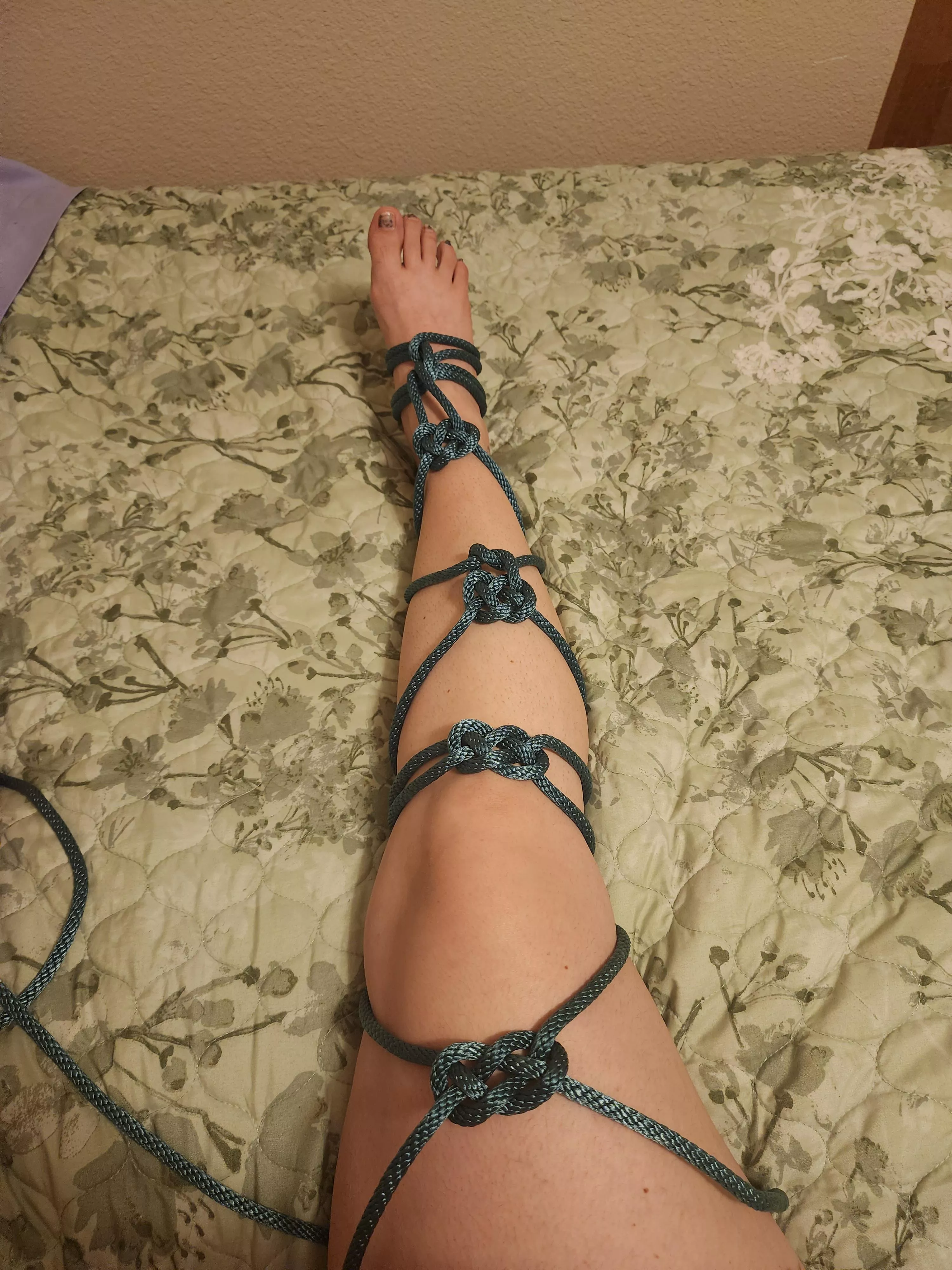 Practicing my coin knots