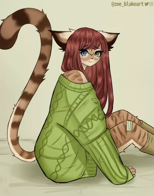 She is sad :( - (Art by me)