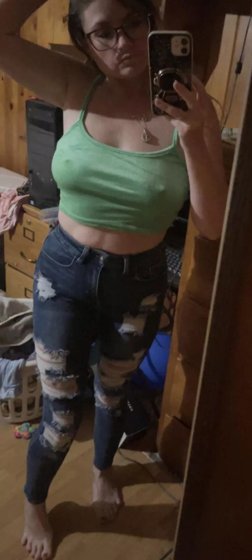 So nice not having to shop for bras anymore (f)