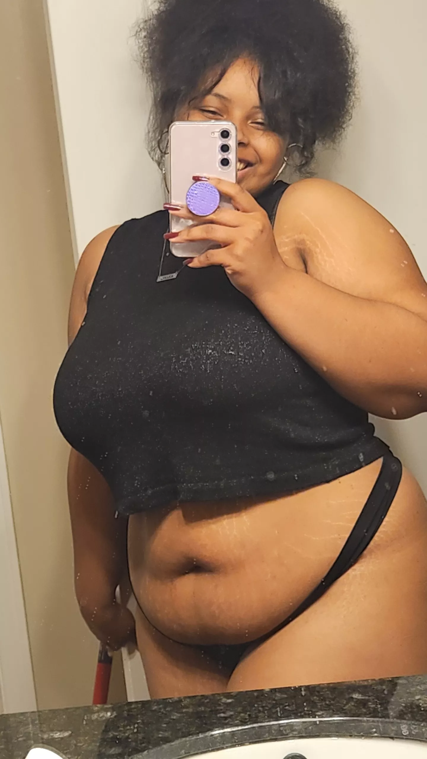 So y'all liked the thong. What about the money pouch and the tiger stripes?