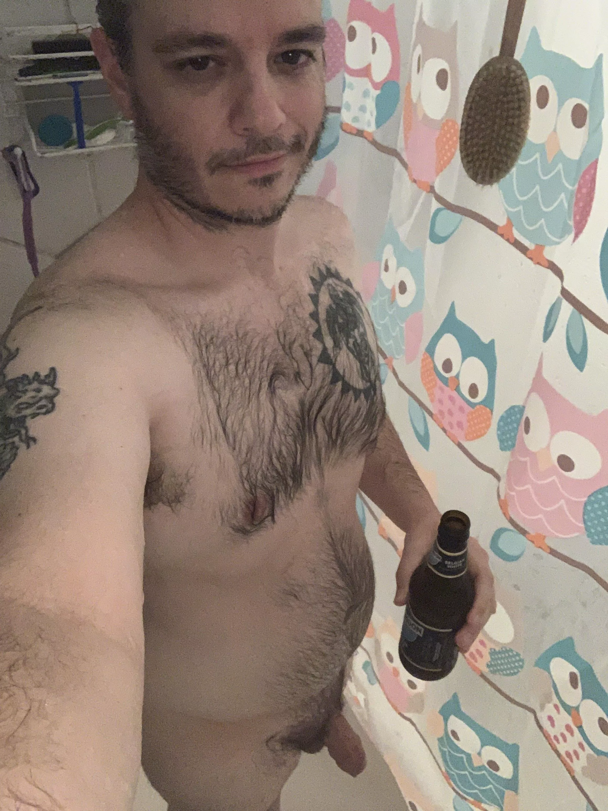 Started my 4th with a shower beer (37)