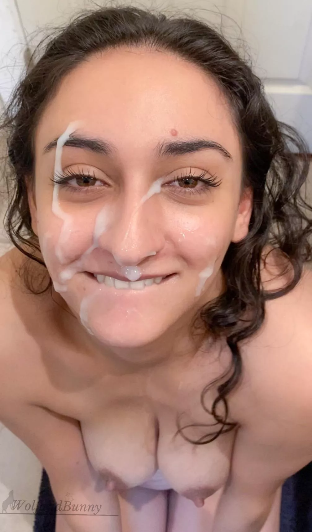 The look I give him after a facial