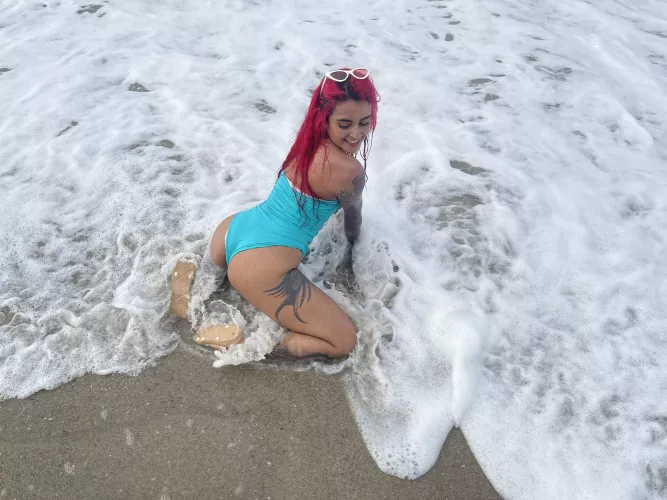 This is not the nude beach I want to go to but it'll do