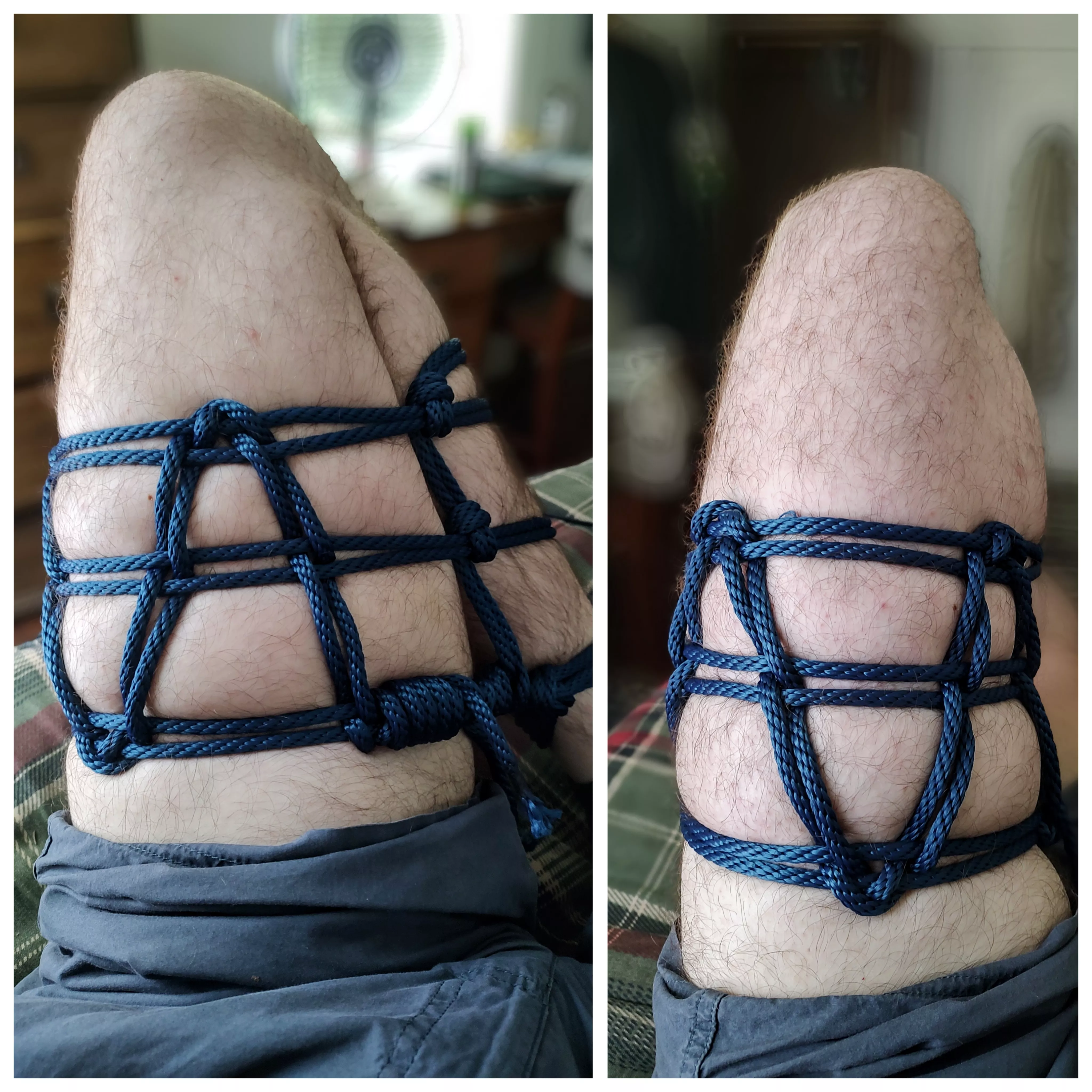 Tried using the spare rope to add a little flair to my spiral futomomo